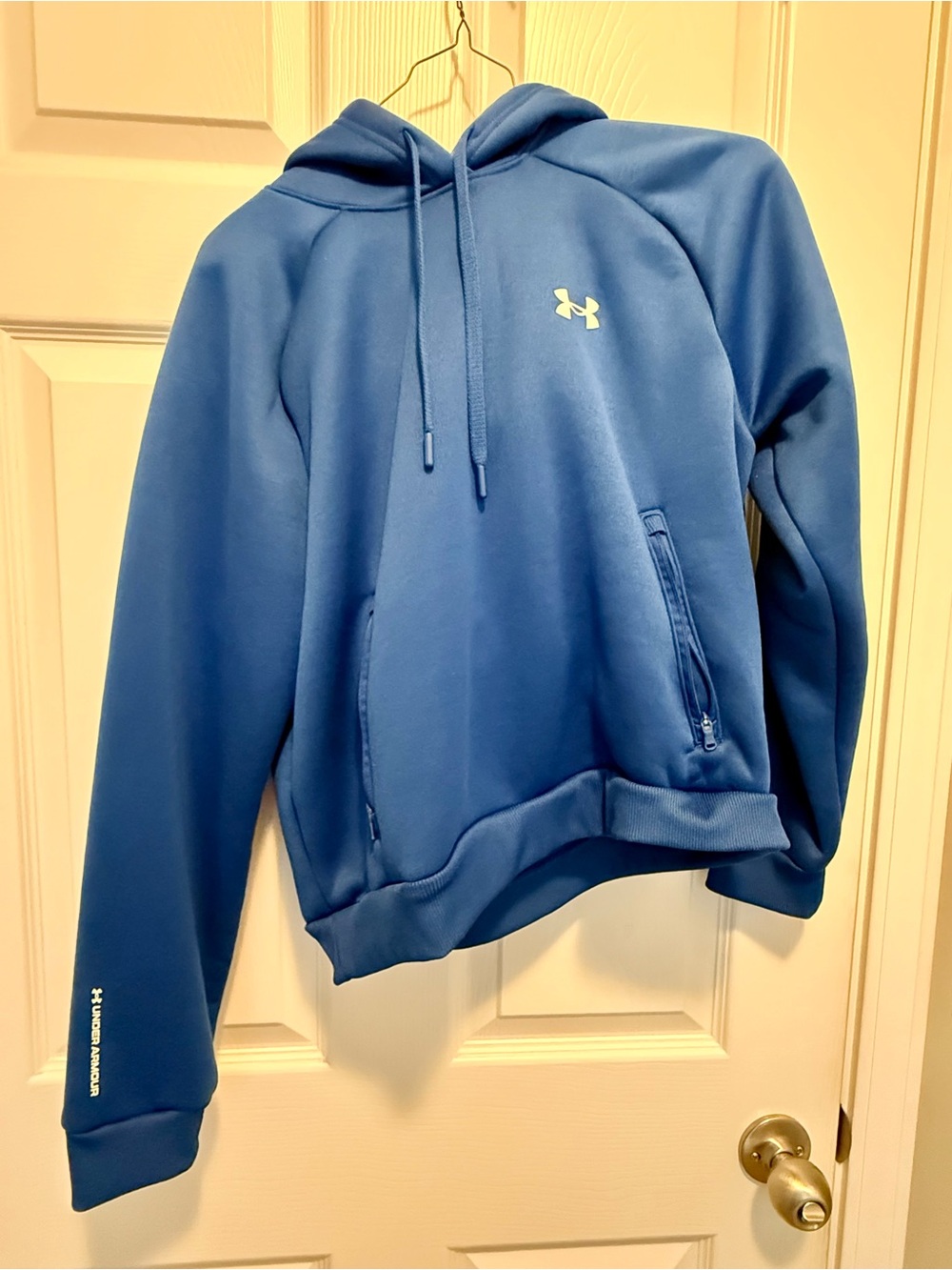 Under Armour Womens Royal Blue Fleece Pullover